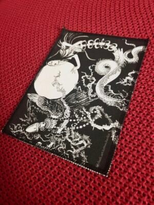 Alkonost und Knochenfrau Patch Medium