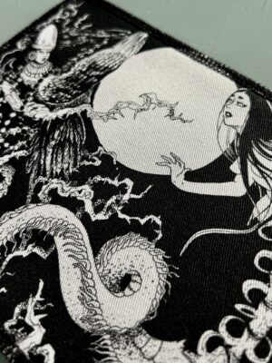 Alkonost und Knochenfrau Patch Medium