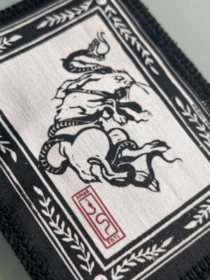 Japan Hase Schlange Patch