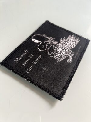 Mensch Sein ist eine Kunst Patch