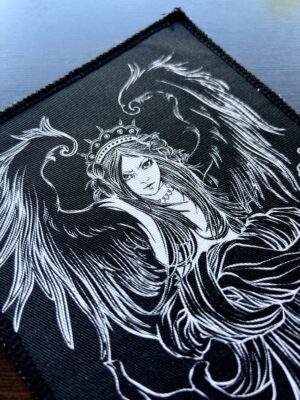 Black Alkonost Patch medium