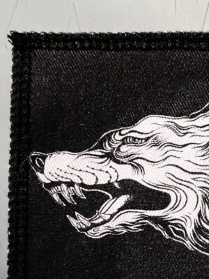 Wolfskopf Aufnäher Medium