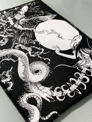 Alkonost und Knochenfrau XXL Patch