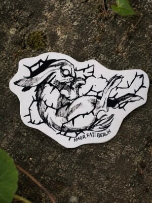 Hase & Dornen Sticker