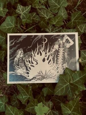 Hexentanz in der Walpurgisnacht - Fine Art Print A5