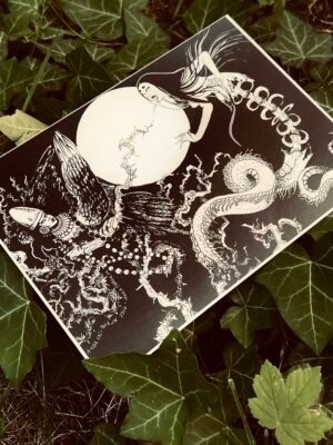 Harpyie und Knochendämon - Begegnung unter dem Vollmond A5