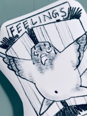 Pigeon with a feeling problem